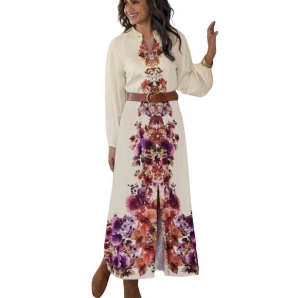 Soft Surroundings Paulette Tunic Shift Dress Womens Size Large NWT $150 - Picture 2 of 11